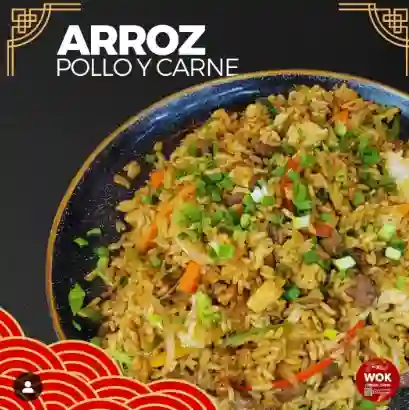 Arroz Con Pollo Y Carne Entero