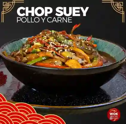 Chop Suey  Pollo Y Carne