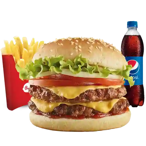 Combo Hamburguesa Super Doble Carne