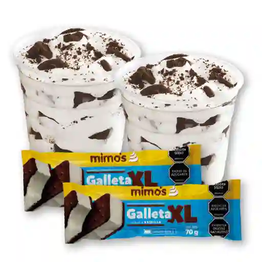 Promo 2 Mixers Galleta +2 Galletas Xl