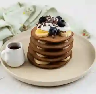 Pancakes De Chocolate Y Proteína