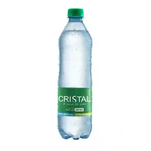 Agua Con Gas Cristal 600ml Turbo