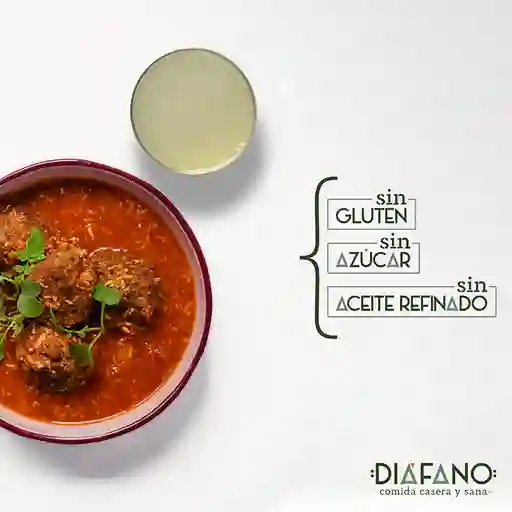 Promo Albóndigas Con Limonada Natural