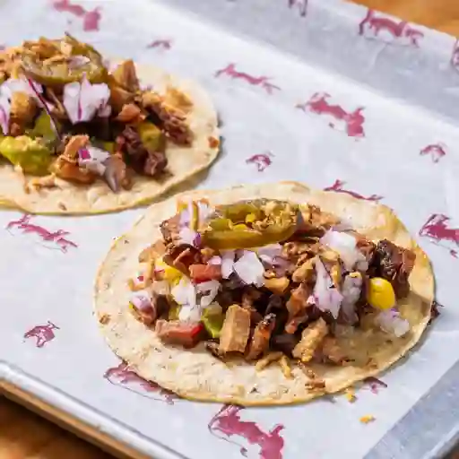 Tacos De Chicharrón Por 3