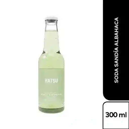 Soda Hatsu Sandía Y Albahaca 300ml