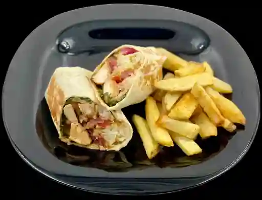 Wrap De Pollo Saltado