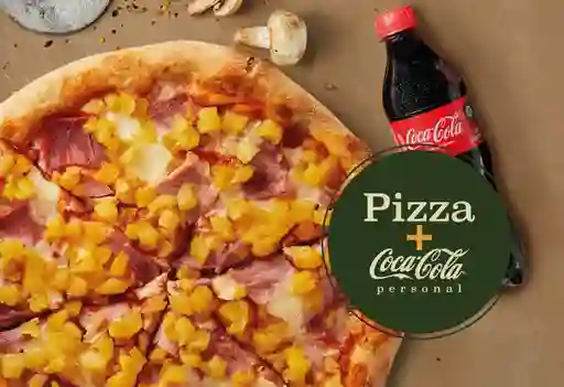 Pizza Fest Hawaiana + Coca Cola