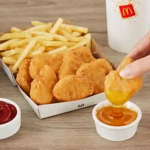 Mccombo Grande Mcnuggets De 10 Piezas