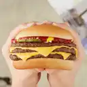 Triple Hamburguesa Con Queso