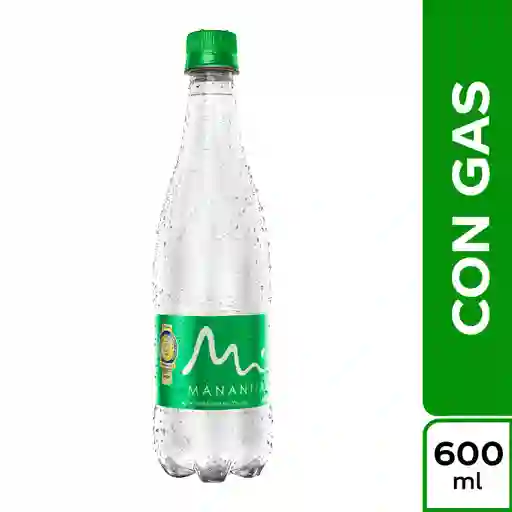 Agua Manantial Con Gas 600ml