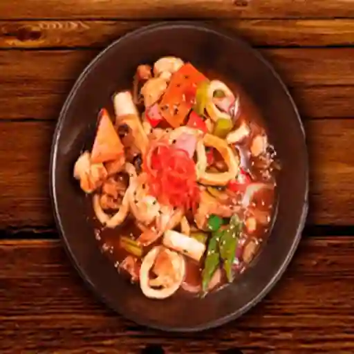 Mariscos En Salsa De Ostras