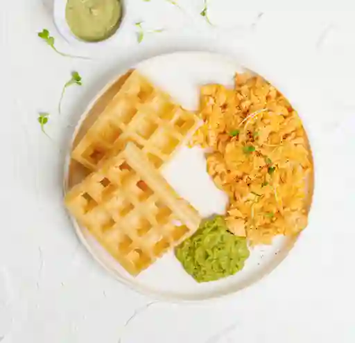 New - Waffle Yuca Queso