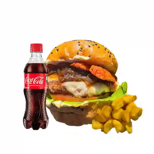 Combo Burgermonster + Papas + Bebida