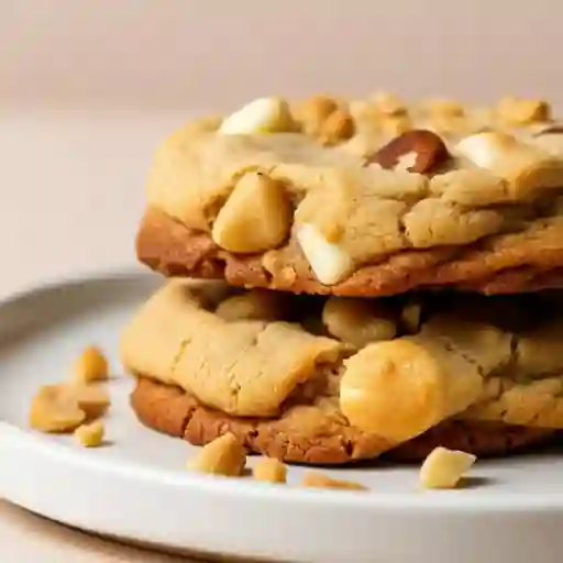 Galleta De Chocolate Blanco Y Nueces