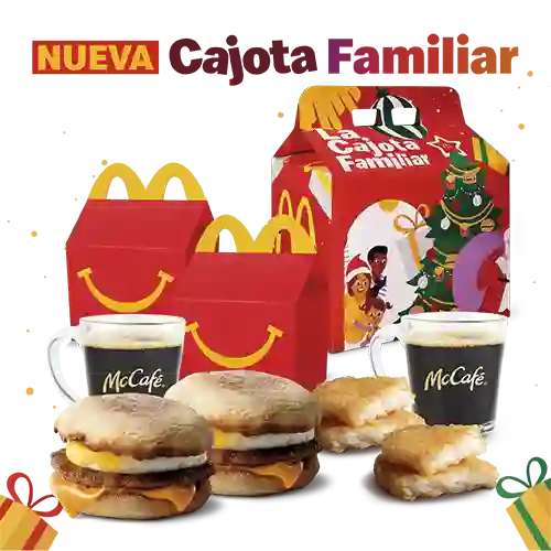 Cajota Familiar Feliz Desayuno Para Cuatro Personas