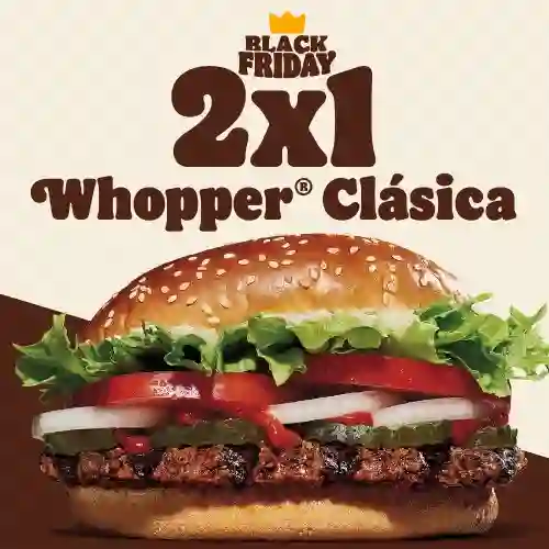 Promo 2 X 1 En Whopper