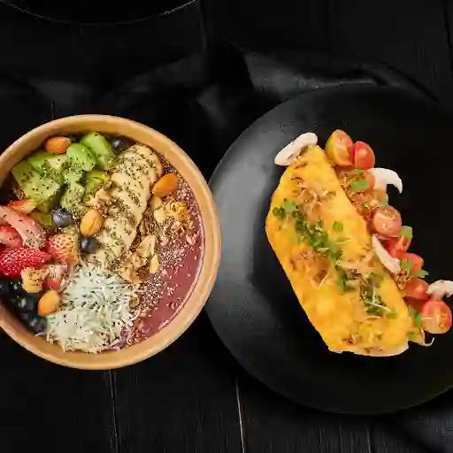 Bowl Acai Con Omelette