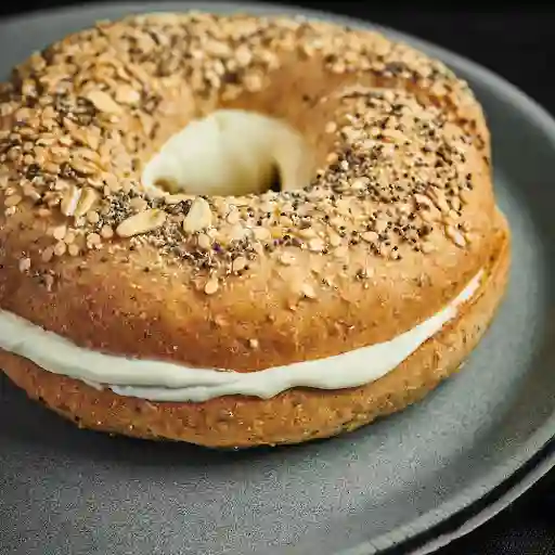 Bagel Con Queso Crema