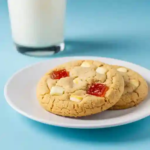 Galleta De Chocolate Blanco Y Bocadillo