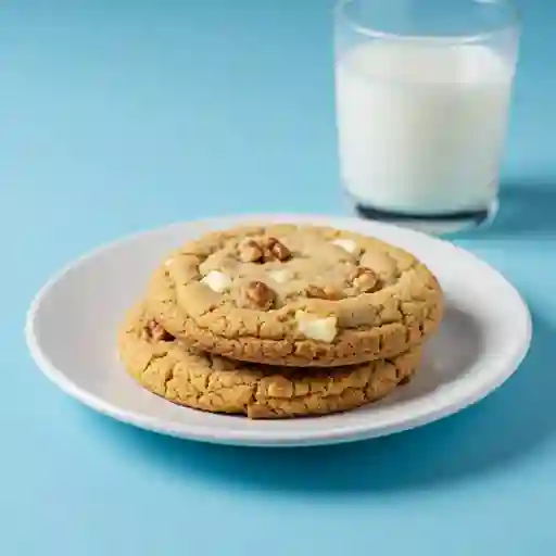 Galleta De Chocolate Blanco Y Nueces