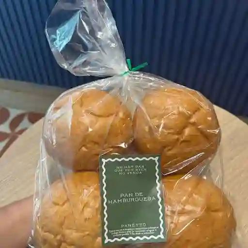Pan de Hamburguesa X 4