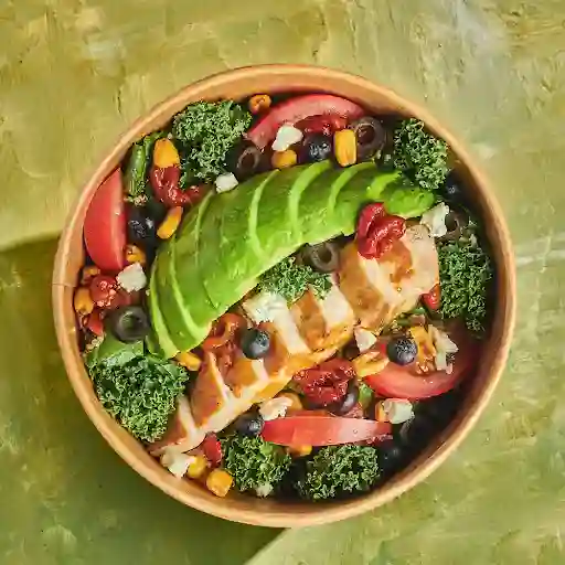 Turbo Ensalada De Kale Y Pollo