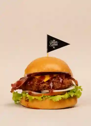 Burger Buffalo Chicken Apanada