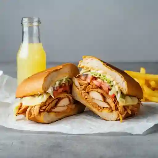Combo Sándwich Pollo Bbq 22 Cm