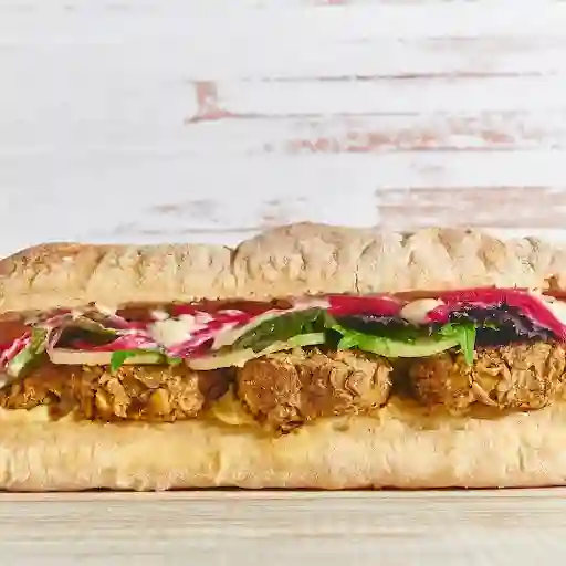 Sandwich Croquetas De Lentejas
