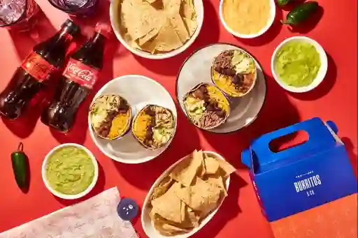 Burritos Para 2 + Bebidas.