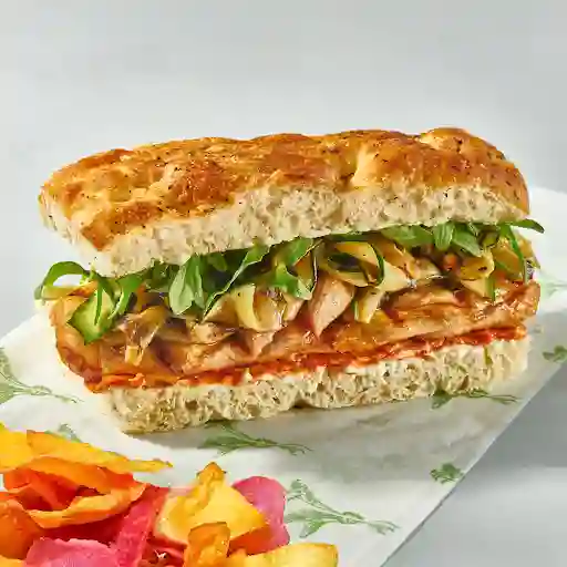 Sándwich De Pollo Mediterráneo