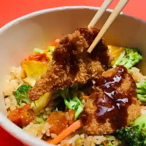 Stir-fry Pollo Karaage