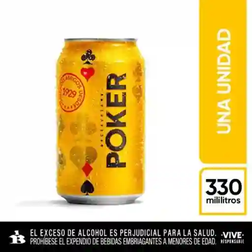 Cerveza Poker 330ml