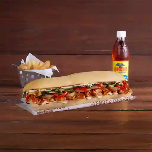 Combo Sandwich De Pollo A La Parrillla