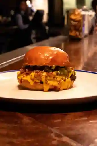 Crispy Onion Cheese Burger