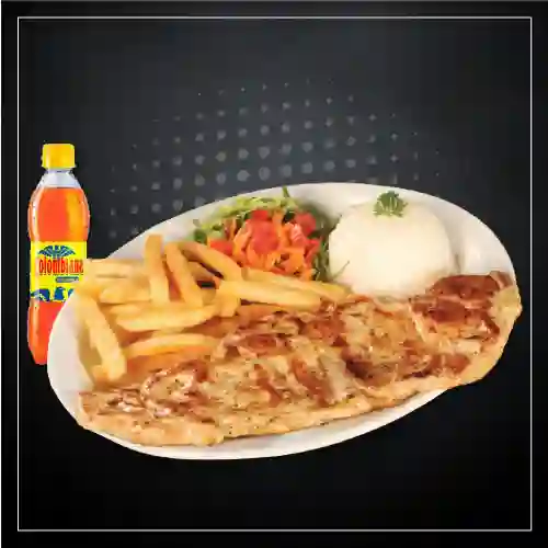 Pechuga De Pollo Con Bebida