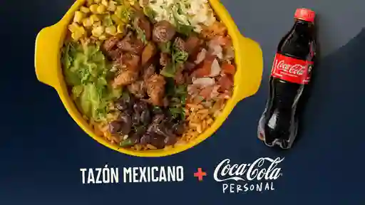 Tazon Carne Y Chicharron + Coca Cola