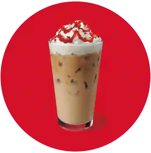 Cranberry Mocha Blanco Latte Helado