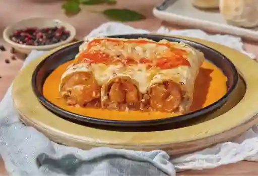 Canelones Camaron Y Pollo