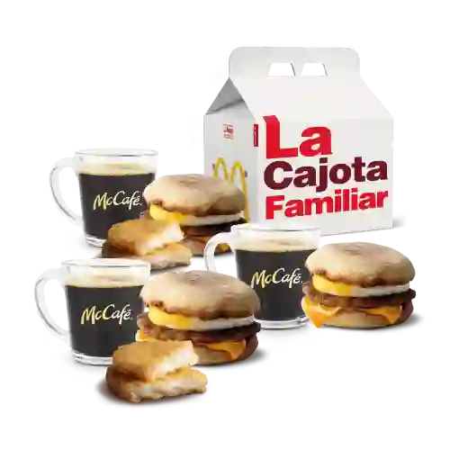 Cajota Familiar Clásica Desayuno Para Tres Personas