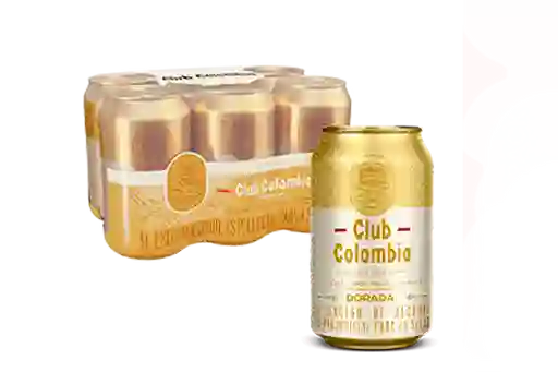 Cerveza Club Colombia 330ml Lata Sixpack