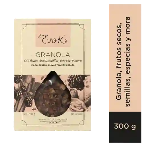 Evok Granola Mora Canela X300 G