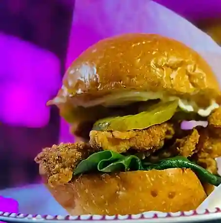 Hamburguesa Pollo Clasica