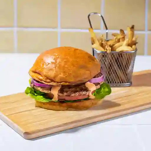 Prime Burger + Papas