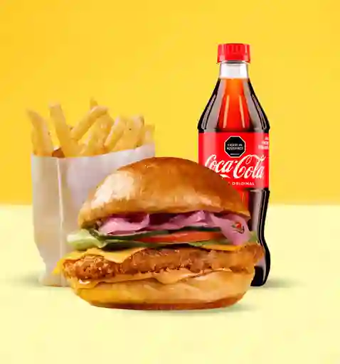 Combo Pollo Crocante Burger