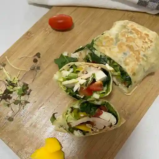 Wrap De Jamón De Pollo