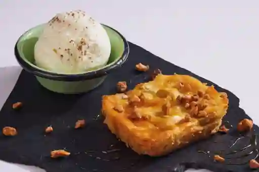 Tarta Manzana Con Helado