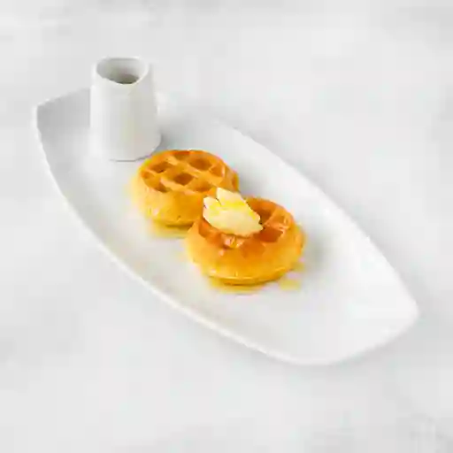 Mini Waffles De Miel De Abejas