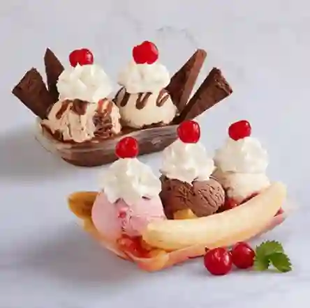 Banana Split + Charlie Brownie