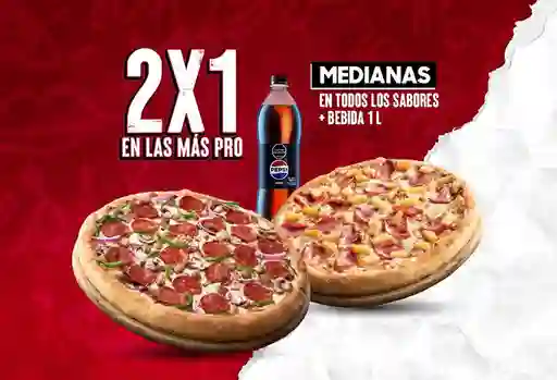 Combo 2x1 Medianas + Bebida 1 Litro